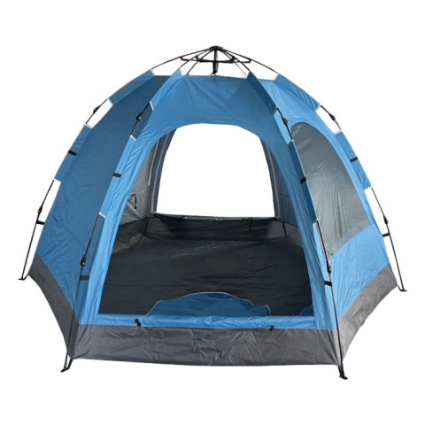 Altıgen 5 Kişilik Otomatik Kamp Çadırı Lacivert